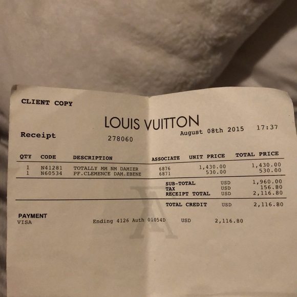 Louis Vuitton Totally MM Damier Ebene - Picture 16 of 16